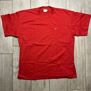 90’s vintage white tag Nike red shirt new size xxl
